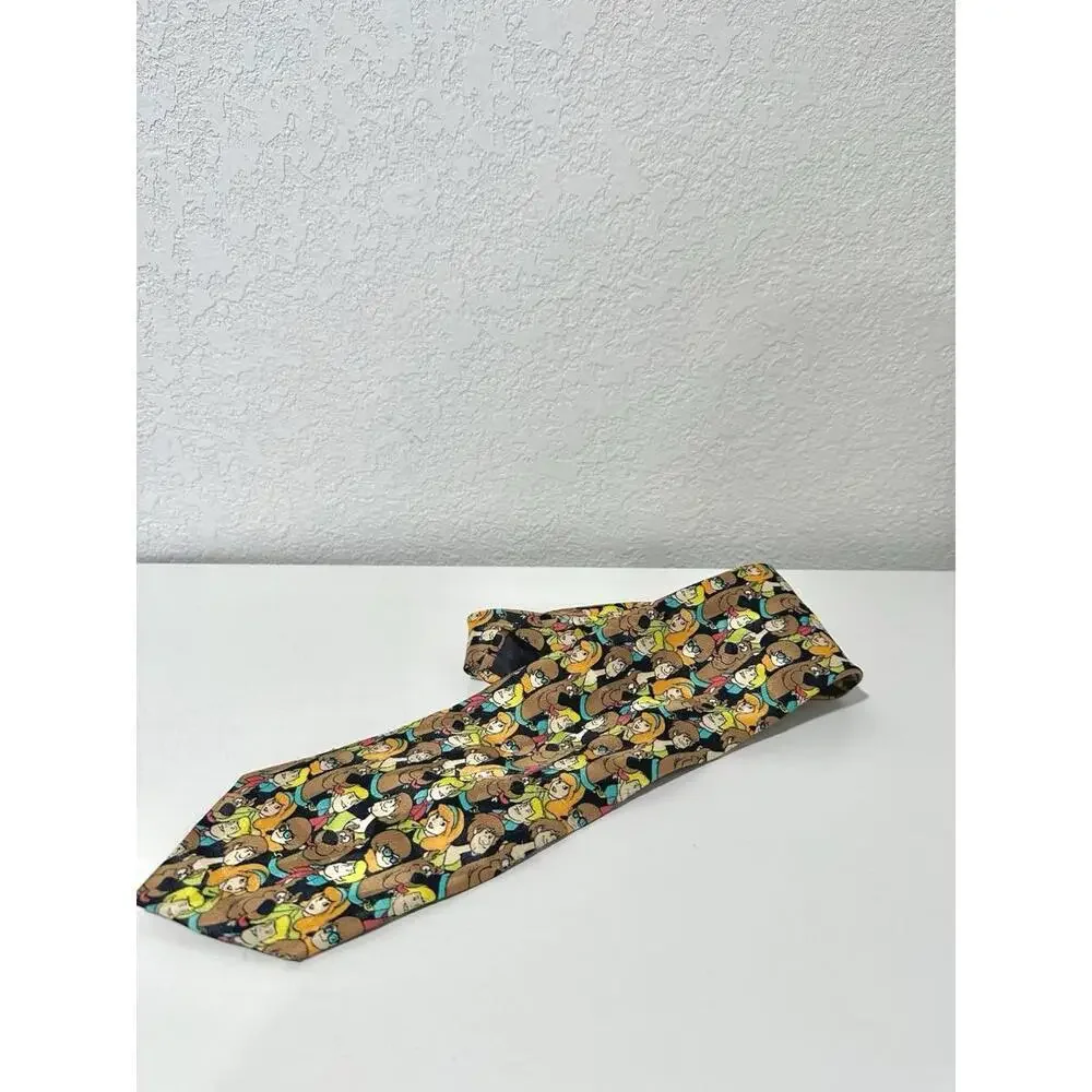 Vintage Cartoon Network Scooby-Doo Mens Tie Scooby Velma Shaggy Daphne Fred 57
